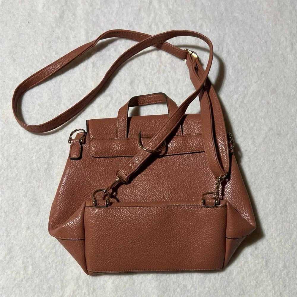 New Day Brown Backpack Converts Crossbody‎ Shoulder Straps